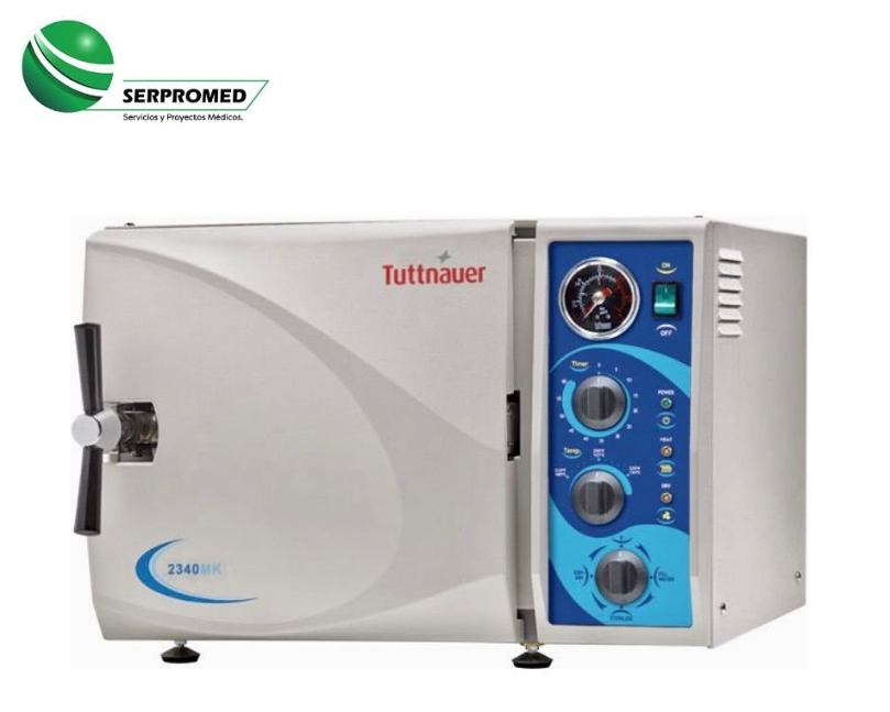 Autoclave 32 Lts, eléctrico mecánico, con secado a puerta